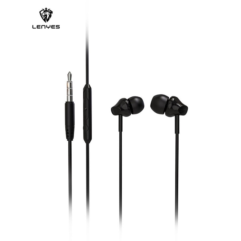 PROMO HANDSFREE LENYES LF36 BONUS BOX HF ORIGINAL BRAND INTERNASIONAL EARPHONE MUSIC SUPER BASS