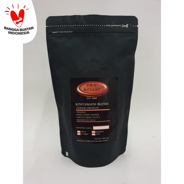 

r0eree Kopi Kintamani Blend Premium 250 Gram (Arabika & Robusta) Biji/Bubuk - Biji Ds20X11