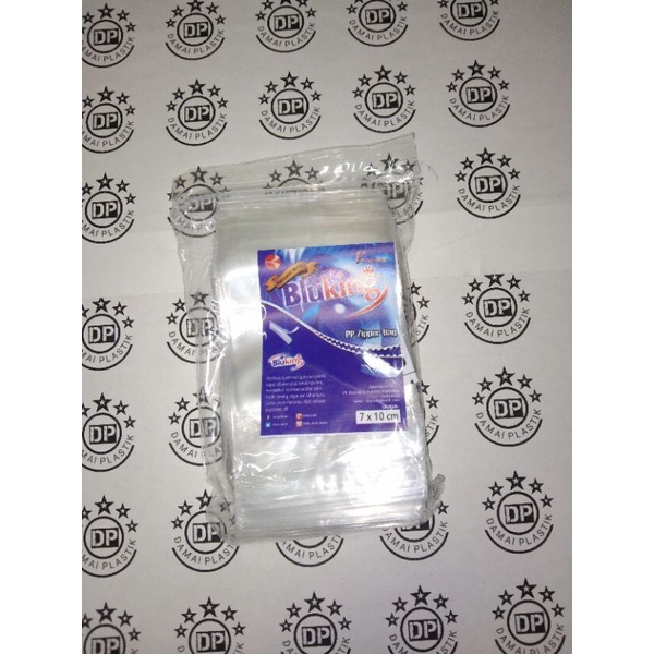 Kantong Plastik Klip Snack PP Ziplock 7x10 isi 100pcs Tebal 0.5 ZIPLOCK 6x10