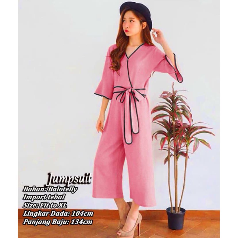 [VERANCE JUMSUIT SC] jumsuit wanita balotelly varian warna