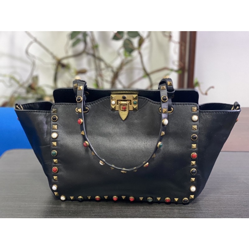 Tas Valentino Garavani Hitam Zipper Valentino / Valentino Garavani Black Bag