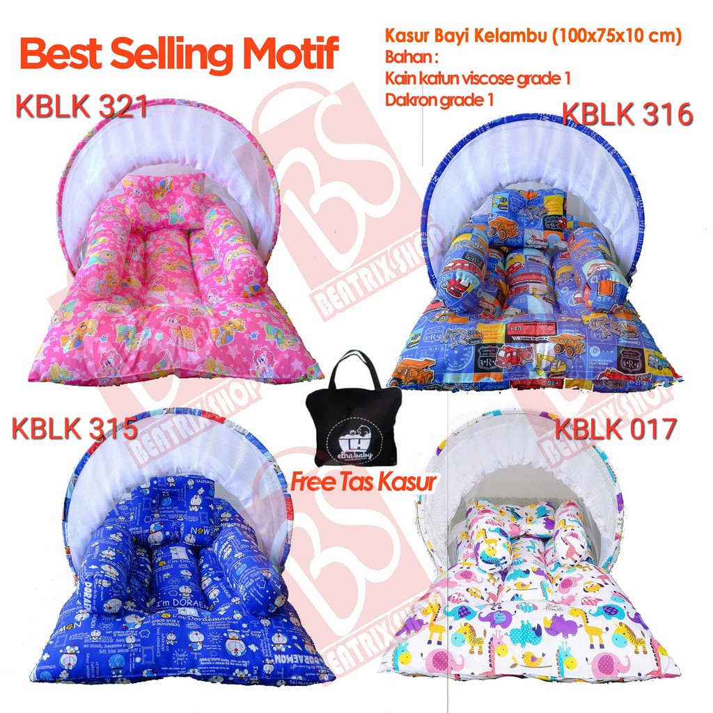 ►KBLK231 Harga!! KasurBayi Motif KasurBayiKarakterKasurBayiLucuTasBayi - TempatTidurBayi KASUR ANAK