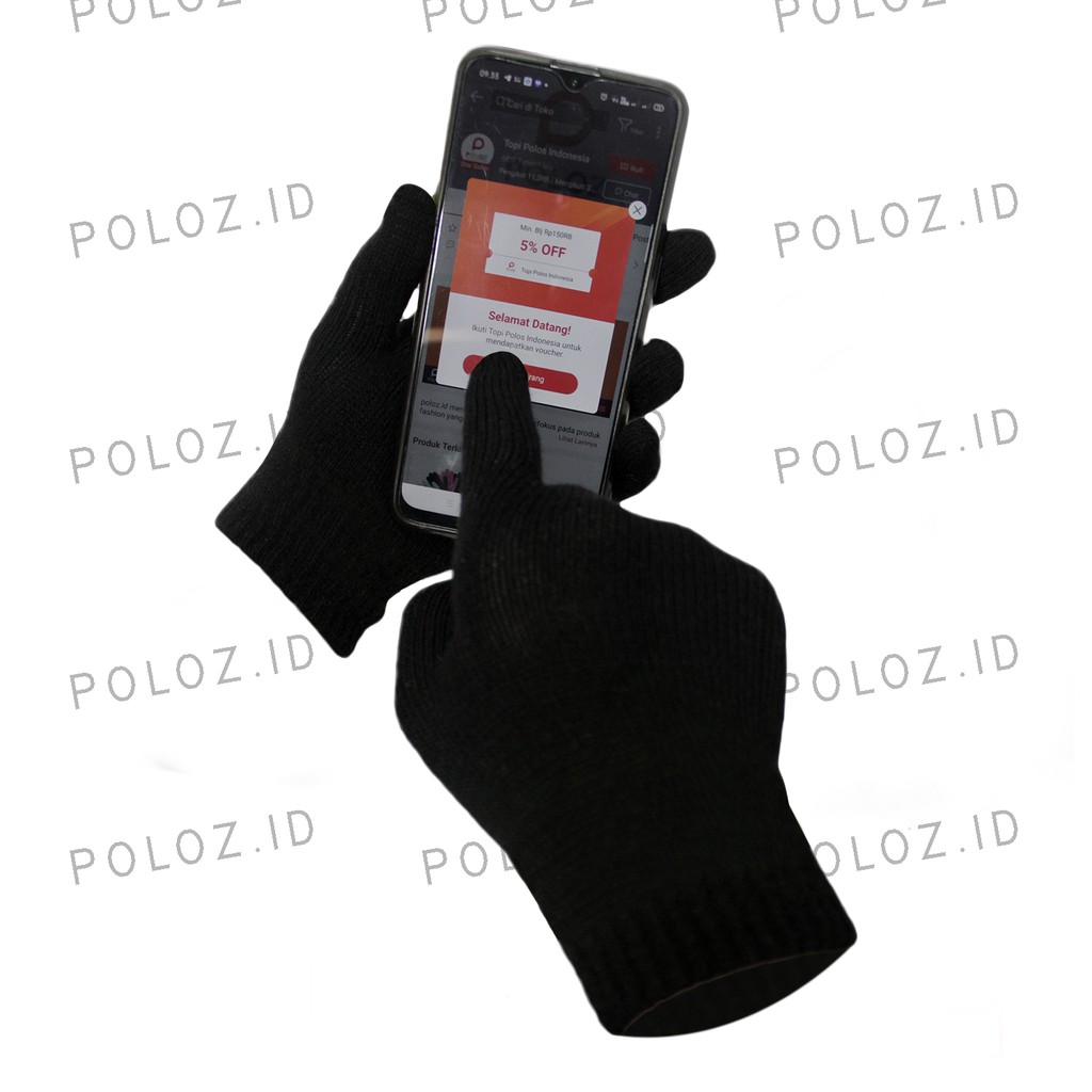 sarung tangan touch screen handphone sarung tangan touchscreen hp layar sentuh murah