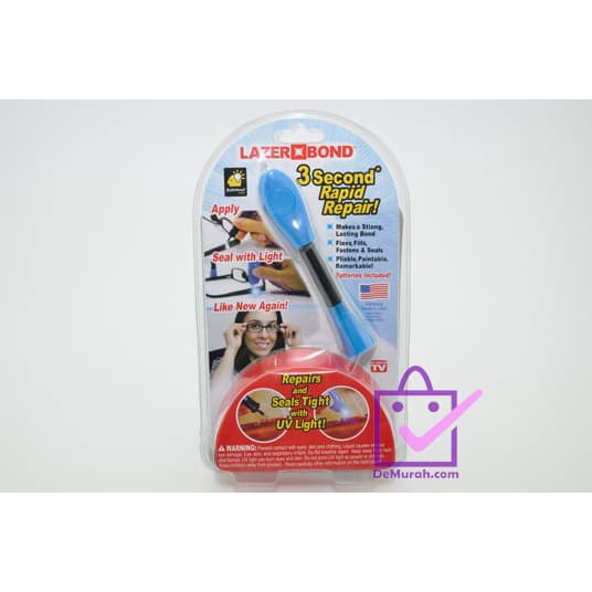 

Lazer Bond 3 Second Rapid Repair / Lem 3 Detik Perekat Sinar Uv