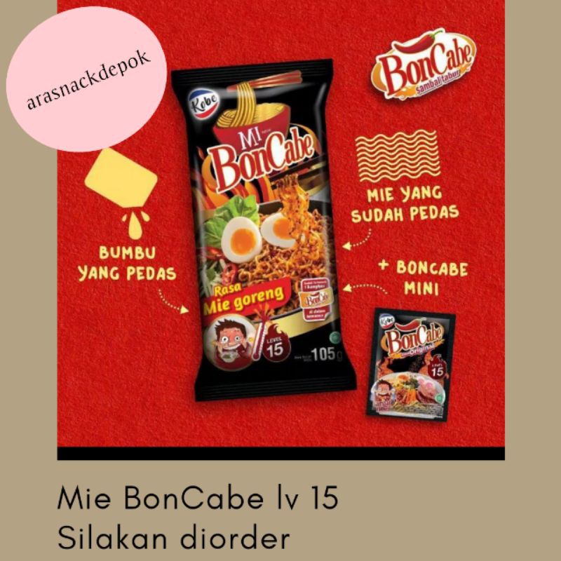 

Mie BonCabe Level 15 Mie Instant Pedas Mie Goreng