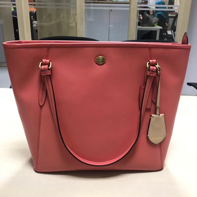 Preloved Women Tote Bag COACH Peyton Saffiano F27349 - Authentic 100 % Original 100%