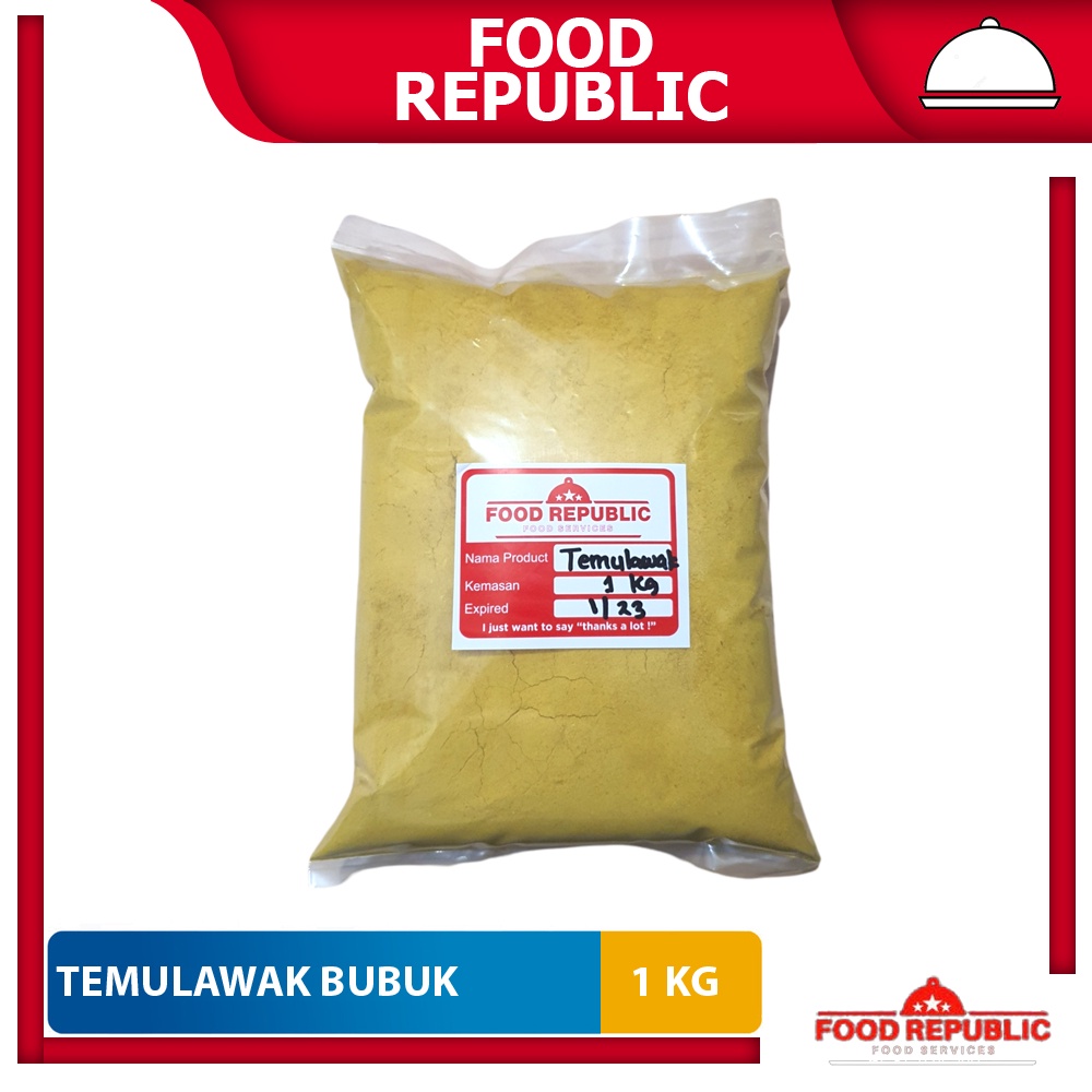 TEMULAWAK BUBUK 100 GR MURNI PURE CURCUMA POWDER TANPA PENGAWET HALAL