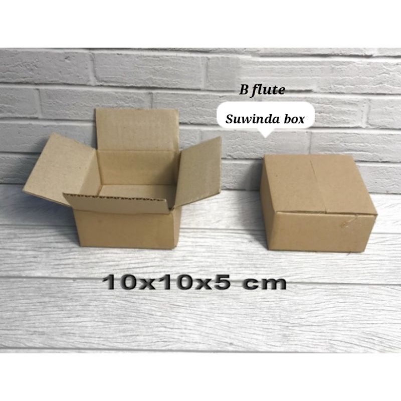 

Kardus karton uk. 10x10x5 cm Kotak Box ST untuk packing Souvenir -dll