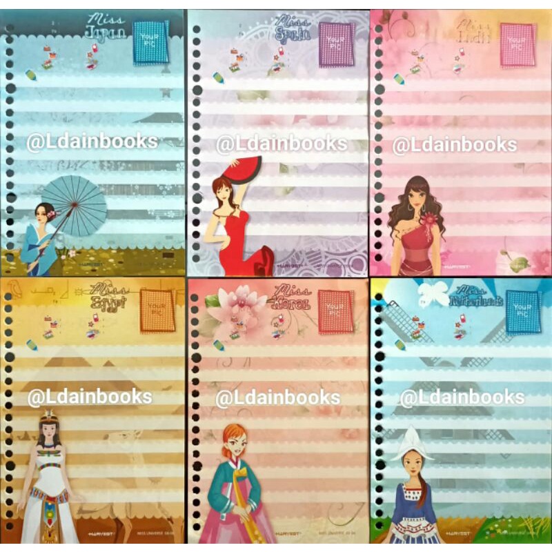 

WAJIB BACA DESKRIPSI PRODUK! Isi Binder Harvest A5 Miss Universe+Jilid Zodiac Lengkap