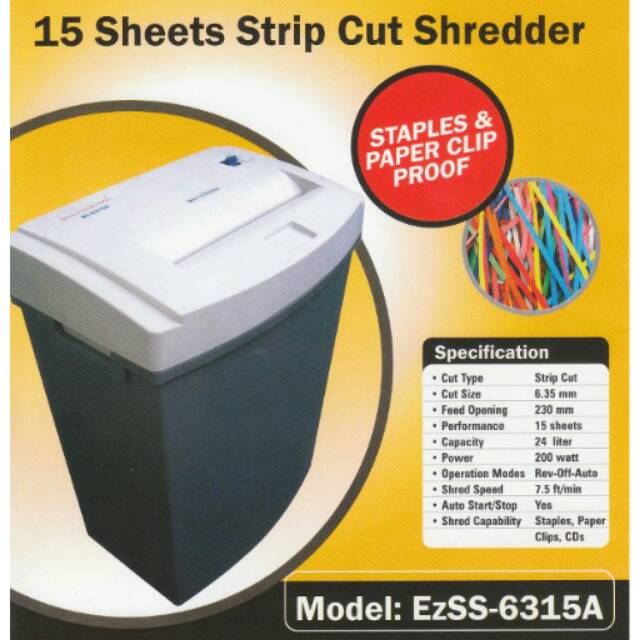 SECURE EzSS-6315A - Paper Shredder / Mesin Penghancur Kertas #Best Product High Quality