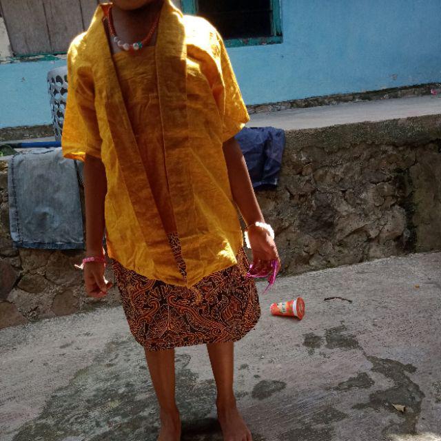 Stelan Batik/ Kebaya Anak/aurelia Kutu Baru Anak/ Batik Anak / Baju Anak / Rok Anak/ Setelan Anak