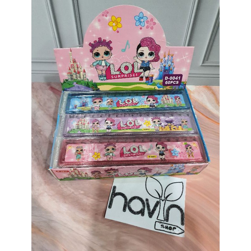 penggaris 15 cm BTS/garisan 15 cm/ruler 15 cm BT-21/mistar 15cm-LOL