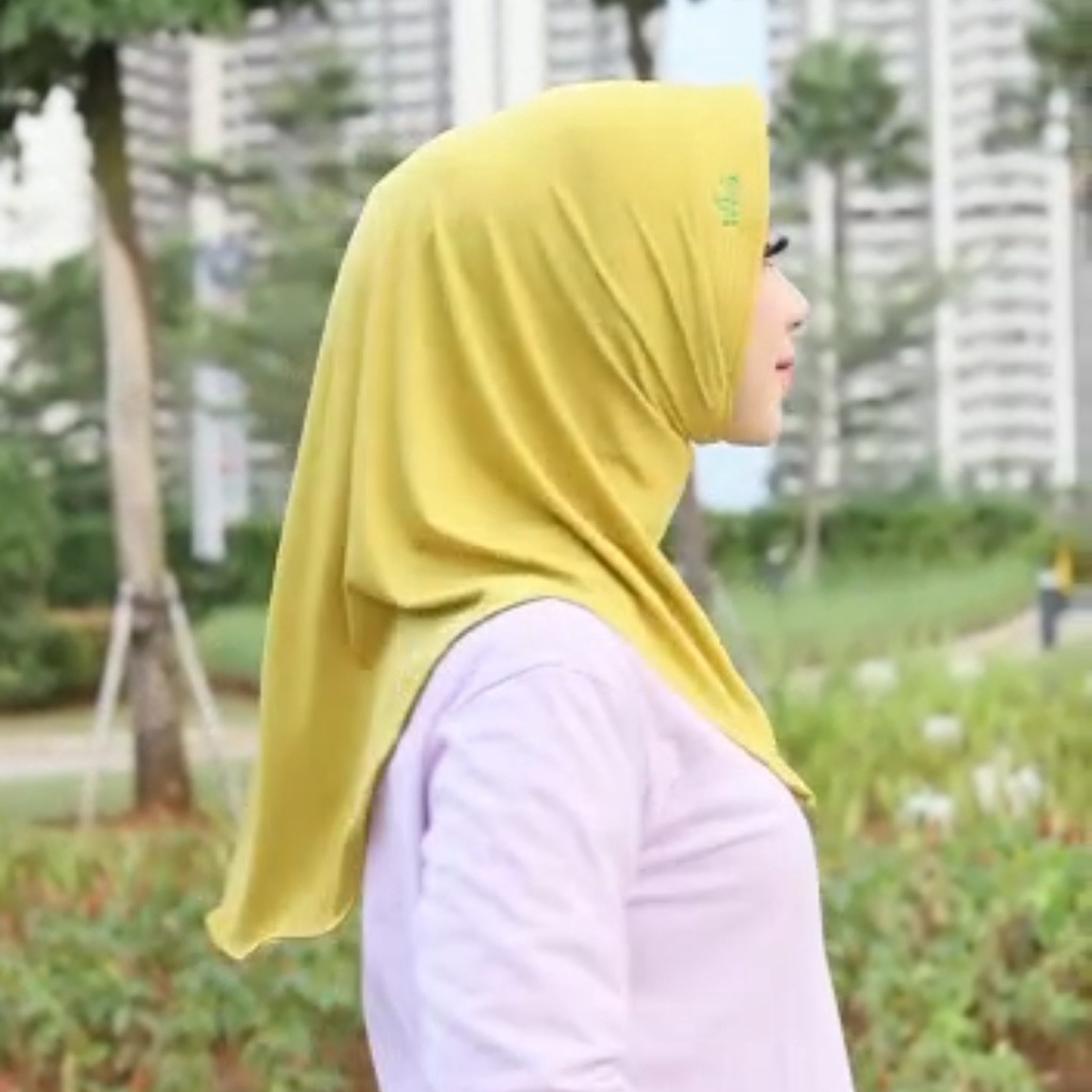 Bergo Sport Pet Standart Jersey Premium Hijab Olahraga Hijab Volly