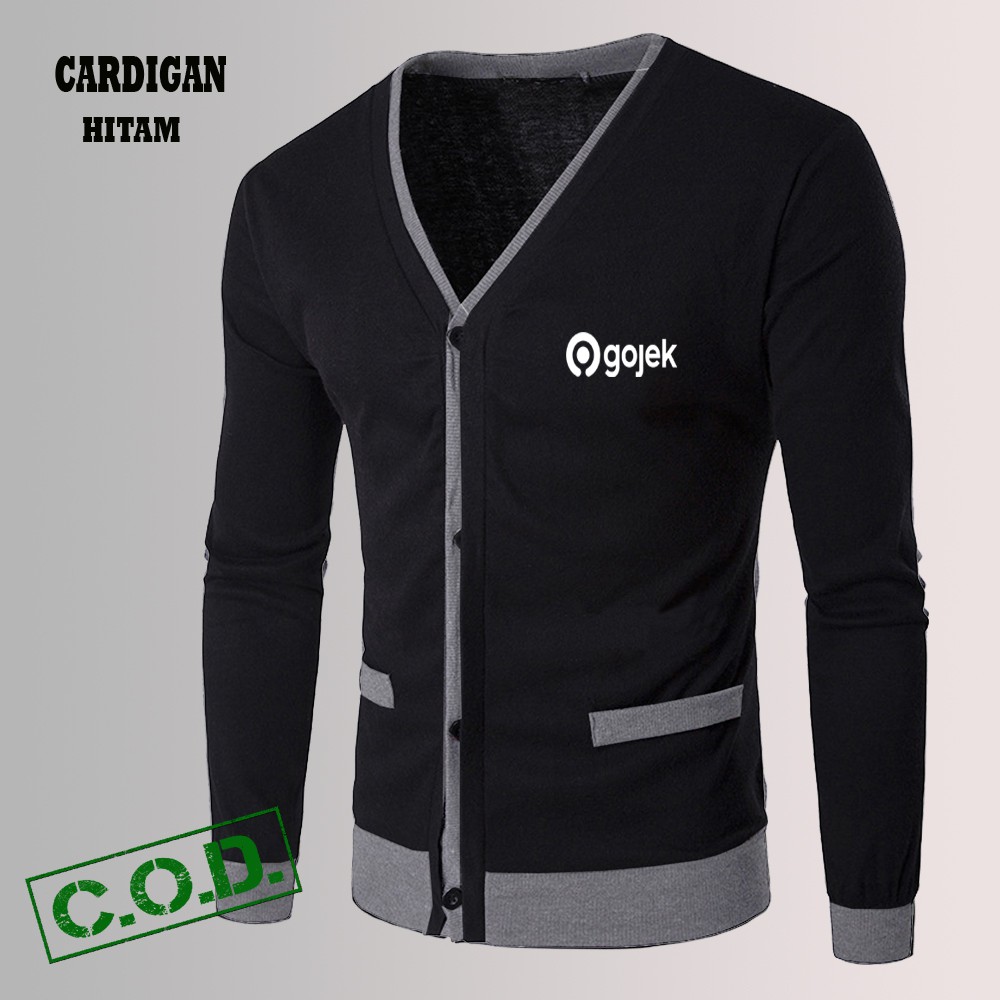 Cardigan pria Gojek Kardigan Pria Cardigan Cowok Casual Cardigan Pria  Nyaman dipakai