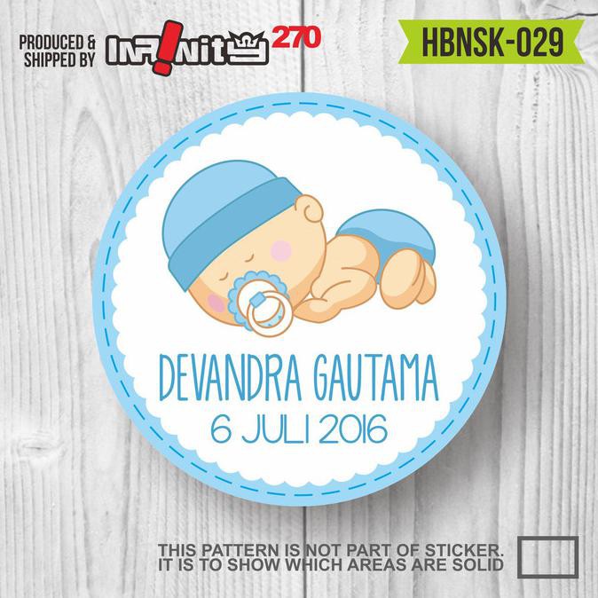 

Sticker Label Souvenirs Hampers Ulang Tahun Aqiqah Man Yue Hbnsk-029 Termurah