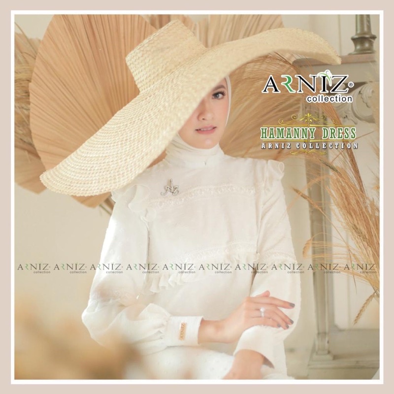 Hammany Dress by Arniz collection terbaru khusus putih