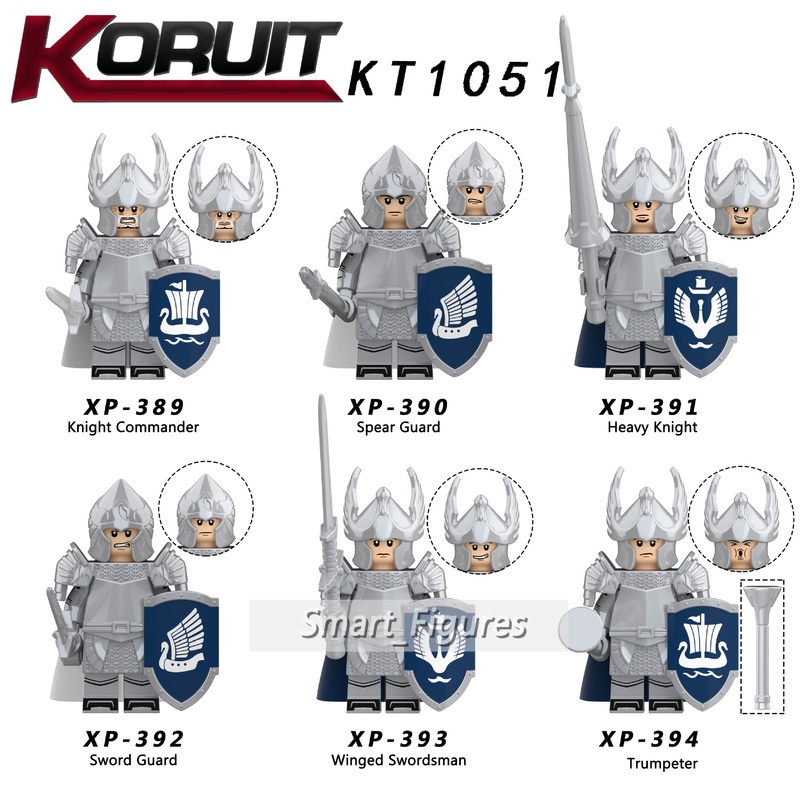 Kt1051 Mainan Pedang Lord of The Rings Minifigures Terompet Untuk Hadiah Anak