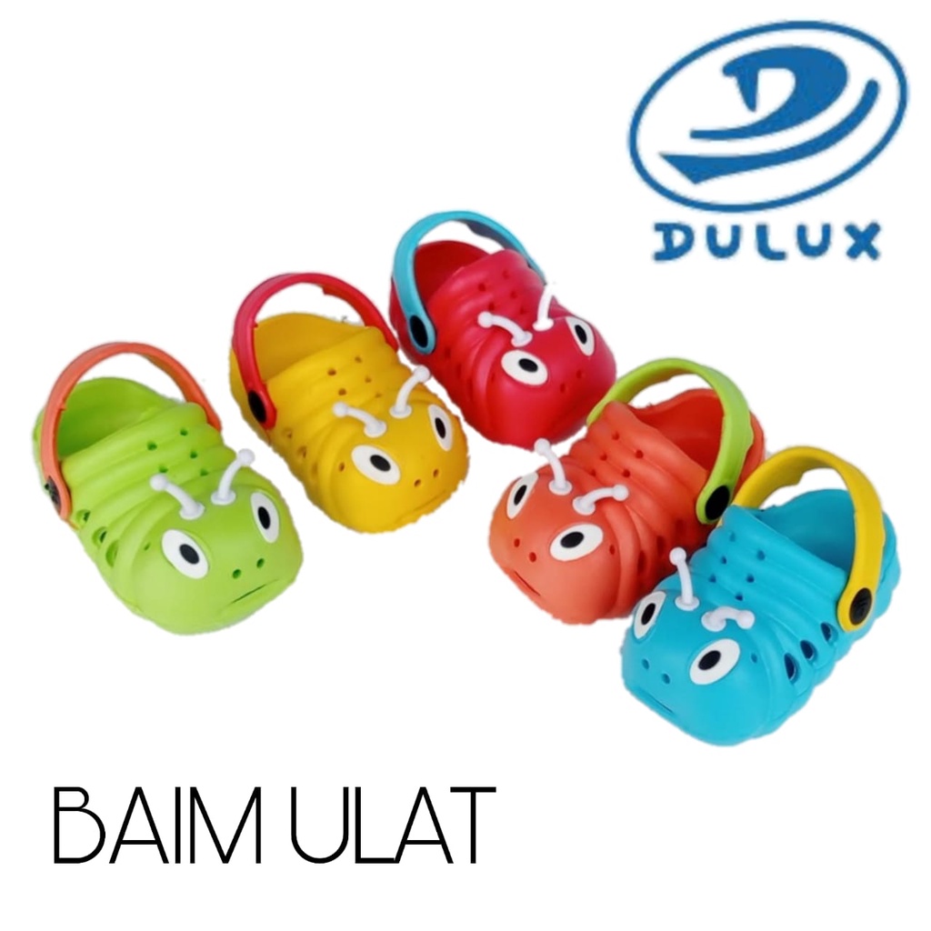 gof DULUX 067 Sandal Anak Baim Ulat Sandal Anak Lelaki Perempuan Terlaris Sandal Bayi Tali Belakang