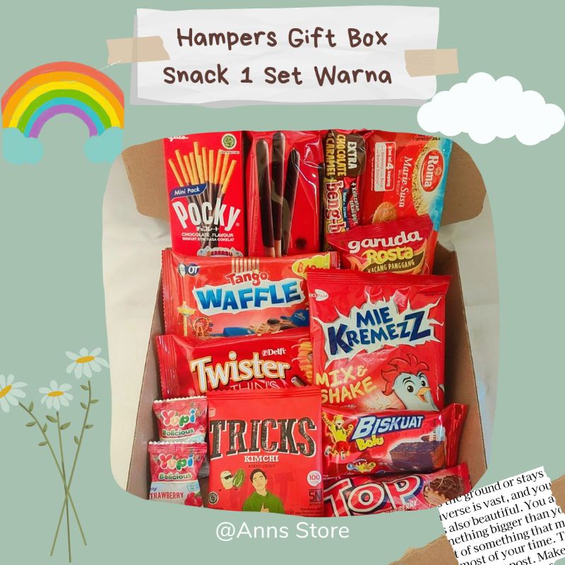 

HAMPERS GIFT SNACK BOX (WISUDA/ULTAH)
