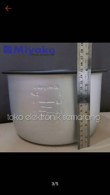 PANCI MAGICCOM /MAGIC JAR MIYAKO TEFLON 0.6L 1.2L 1.8L TINGGI 13CM 15CM COMPATIBLE