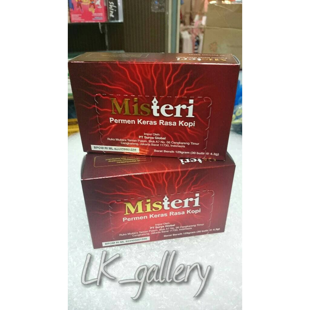 

hot falsh sale Misteri Candy Permen Kopi Ginseng Misteri Original