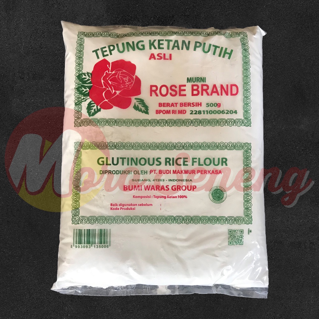 

Tepung Ketan Putih Rose Brand 500 gram