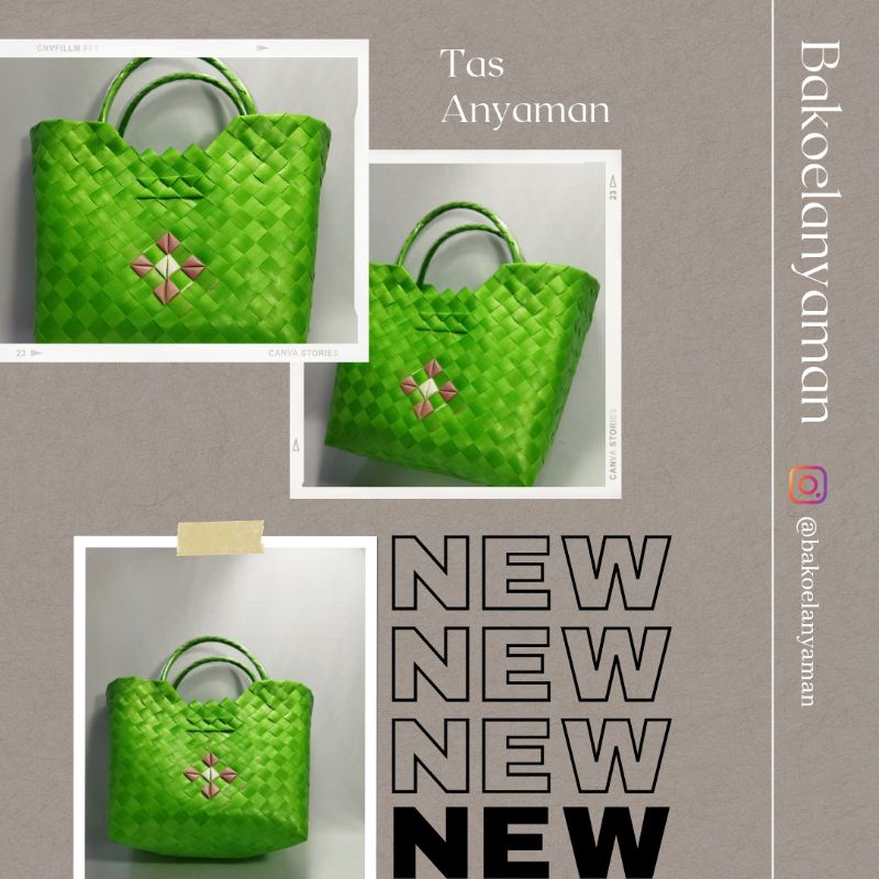 Tas Belanja Mini/Tas Anyaman Mini