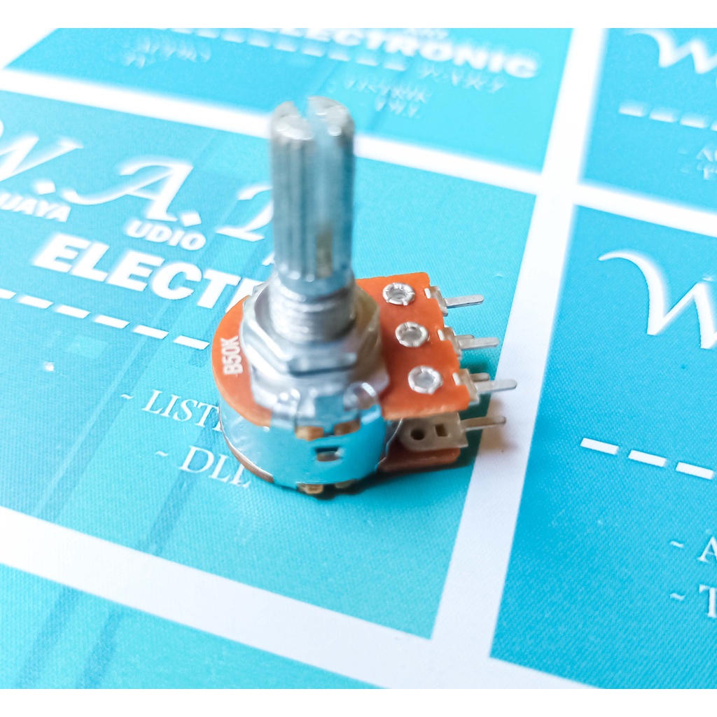 Qty 1 Biji Potensio 50k Stereo APlus Tanpa CT STEREO B50K