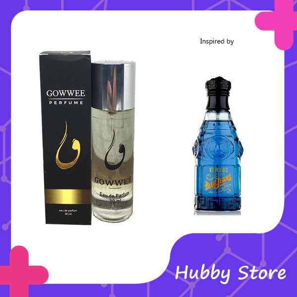 Gowwee Parfum Versace Blue Jeans - Inspired - Parfume Parfum Pria aroma Woods & Vanila