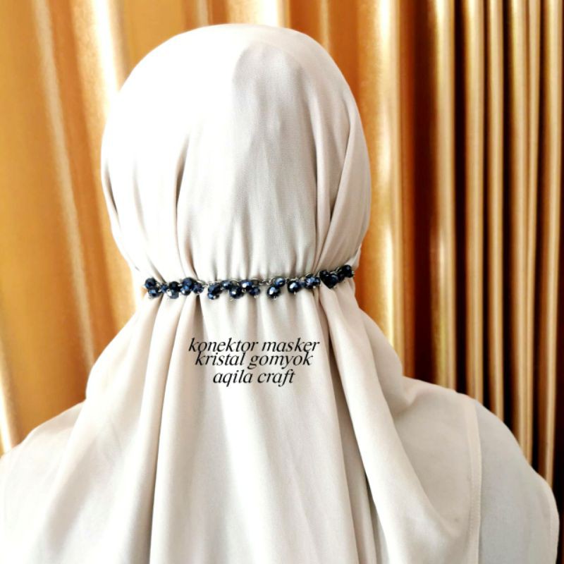 KONEKTOR HIJAB/KONEKTOR MASKER/PENGAIT MASKER/STRAP MASKER/KONEKTOR MASKER 2IN1