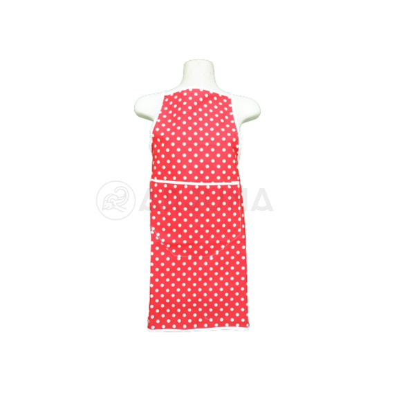 Celemek Masak Motif Polkadot / Apron Masak Motif Polkadot Dewasa