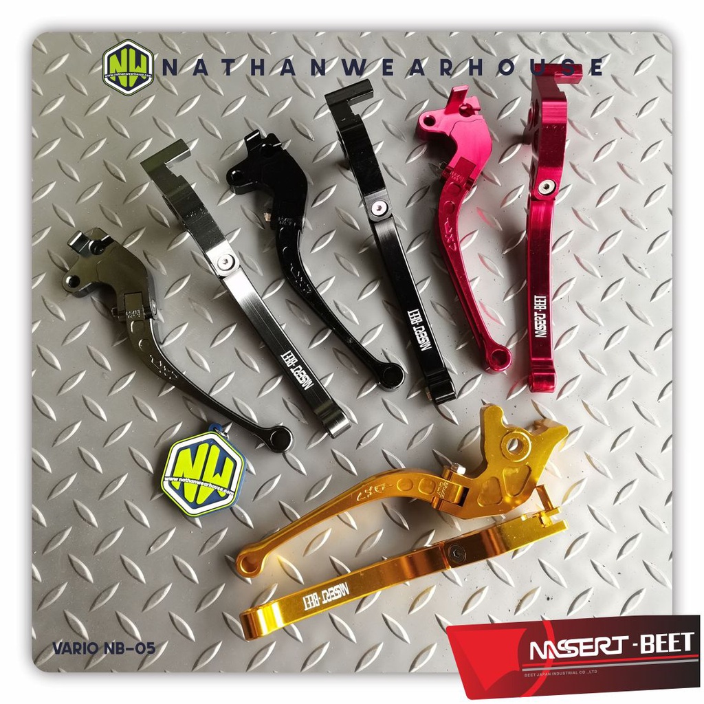 Handle Handel Stelan Setelan Lipat Adjustable CNC Mio Scoopy Satria FU Vario nassert beet 05