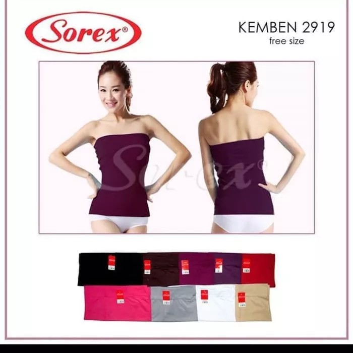 kemben tank top wanita sorex 2919 rajut kemben panjang