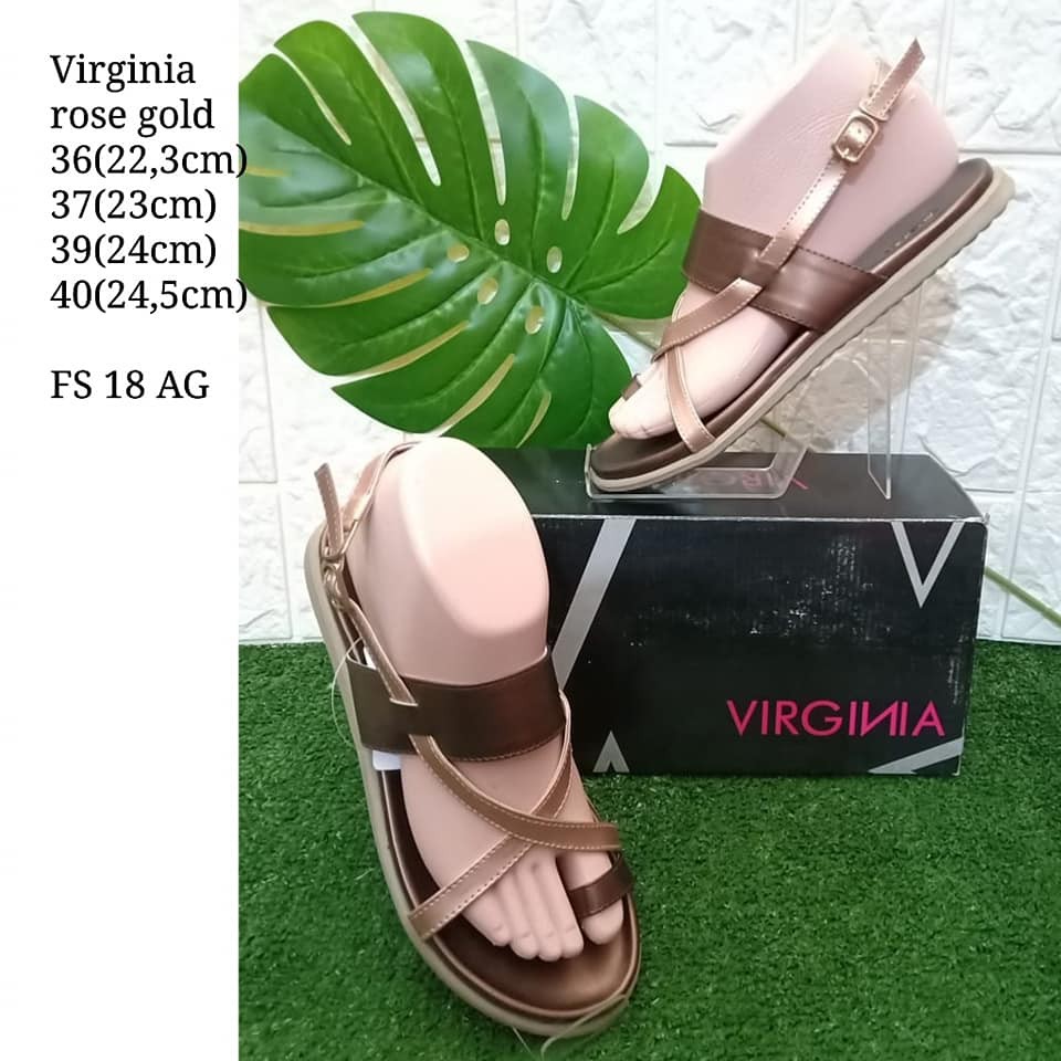 SANDAL VIRGINIA ROSE GOLD FS18AG