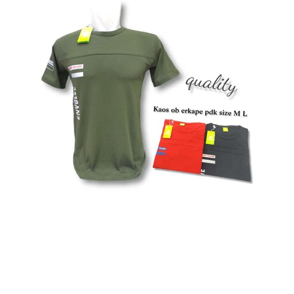 Kaos Erkape Dewasa Oblong dan Krah