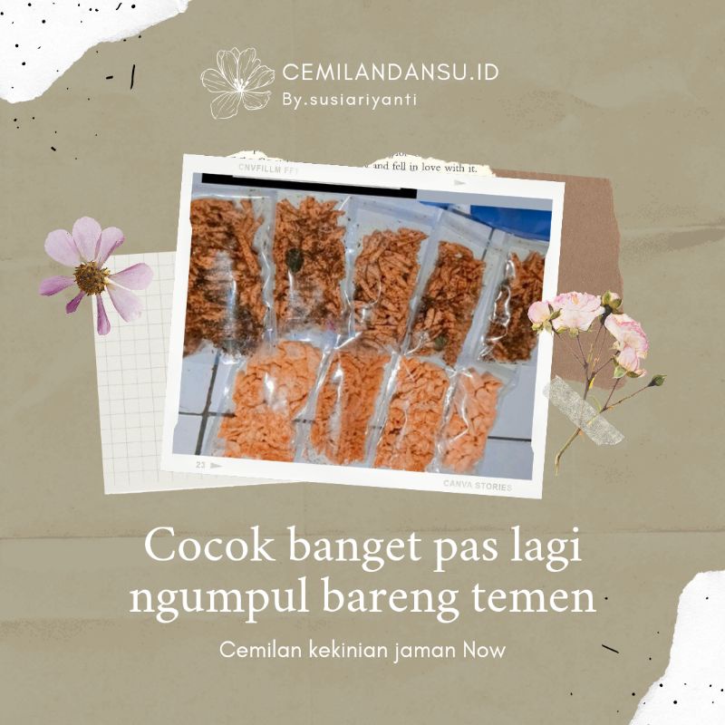 

Cemilan Basreng & Otak-Otak Kekinian Gurih Kriuk Ber Varian Rasa Murah dan Bikin Nagih Isi 100g