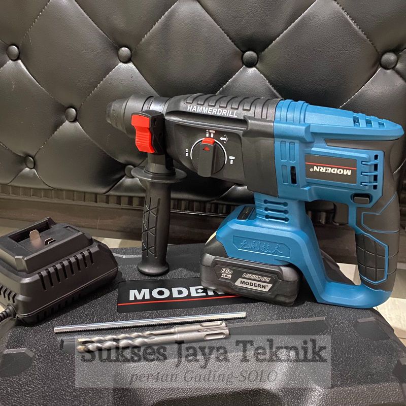 rotary hammer drill Cas cordless Modern M100 bor Bobok 3 fungsi m-100 baterai 20V