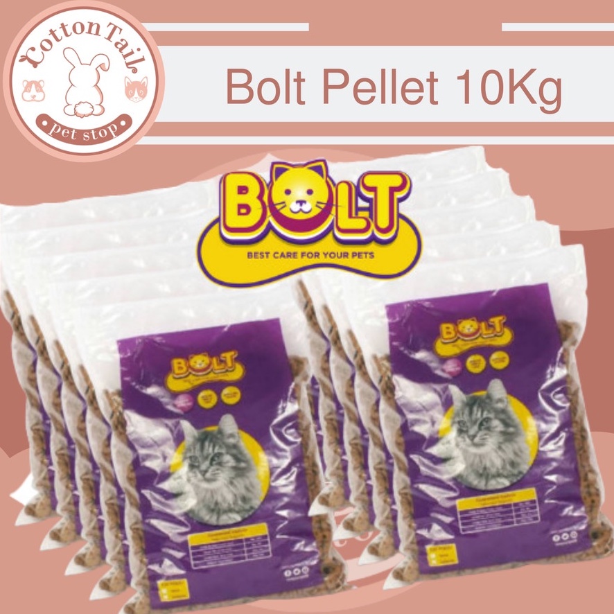 Bolt Makanan Kucing / Bolt Cat Food / Makanan Kucing Bolt 10Kg / 10pcs Khusus Grab / Gojek