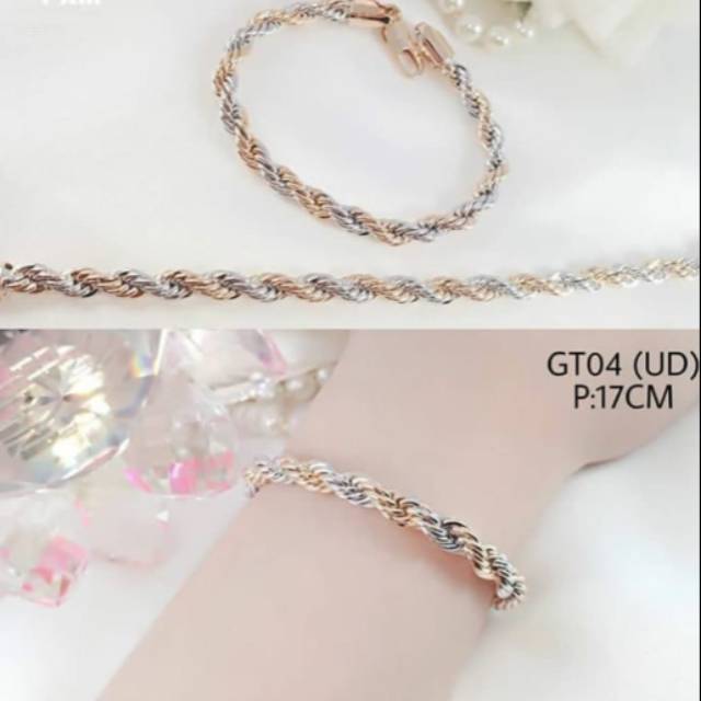 Gelang xuping lapis emas 24k 1271