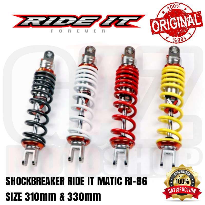 Shockbreaker Matic Ride It Matic 86 Series 310mm 330mm Shock Skok Belakang Mio Beat Vario 125 150