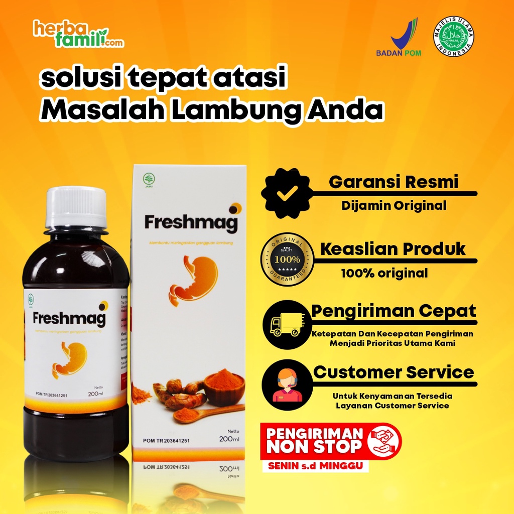 Freshmag Fresh Maag Presmag - Original Madu Atasi Maag Kronis Gerd Asam & Infeksi Radang Lambung Penambah Nafsu Makan-4