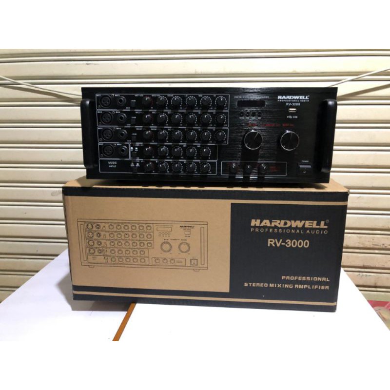 POWER AMPLIFIER HARDWELL RV-3000 ORIGINAL KUALITAS AMPLIFIER TERBAIK