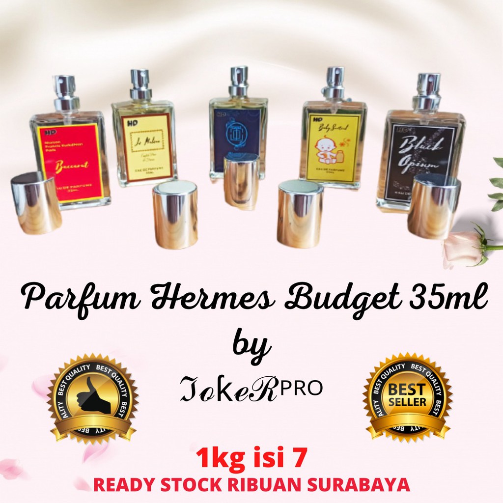 (JILID 2) PARFUM SPRAY BOTOL KOTAK 35 ML BUDGET