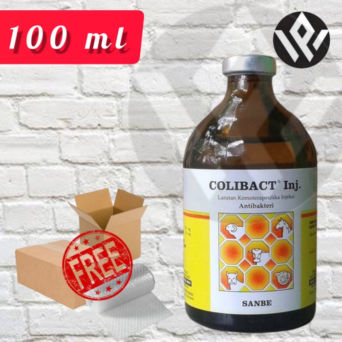 new Colibact Injeksi 100 ml Obat Antibiotik Hewan Spektrum Luas