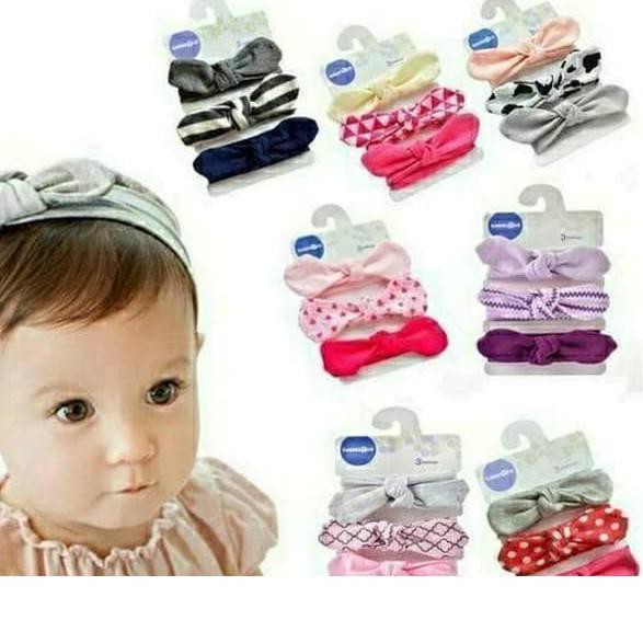 Babies First Korean Headband baby isi 3 - bandana bayi