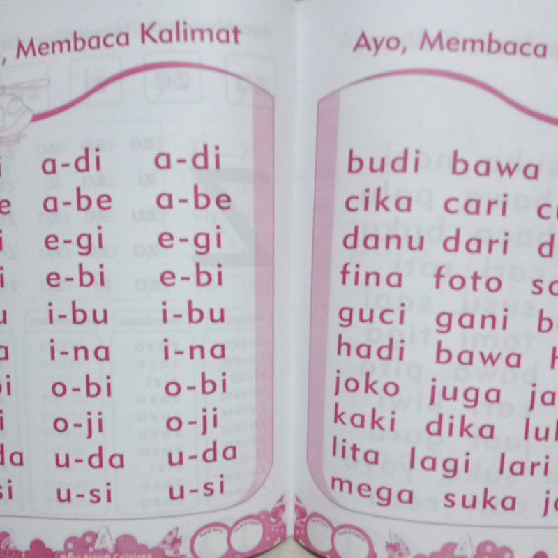 Buku Ayo Belajar Calistung Membaca Menulis Menghitung