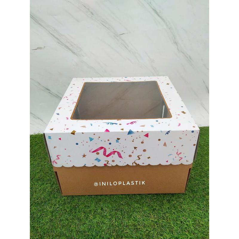

@5pcs dus tart party 30x30x20 / Box Kue 30 Cm / Dus Tart