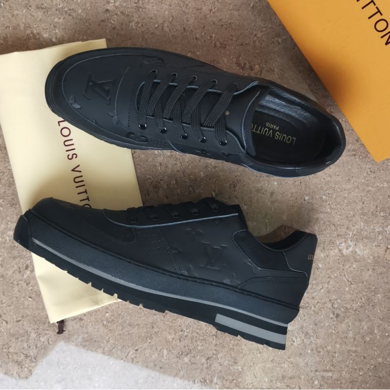 sepatu lv sneaker shoes mirror quality lou is vuitton sepatu pria sepatu branded sepatu cowok