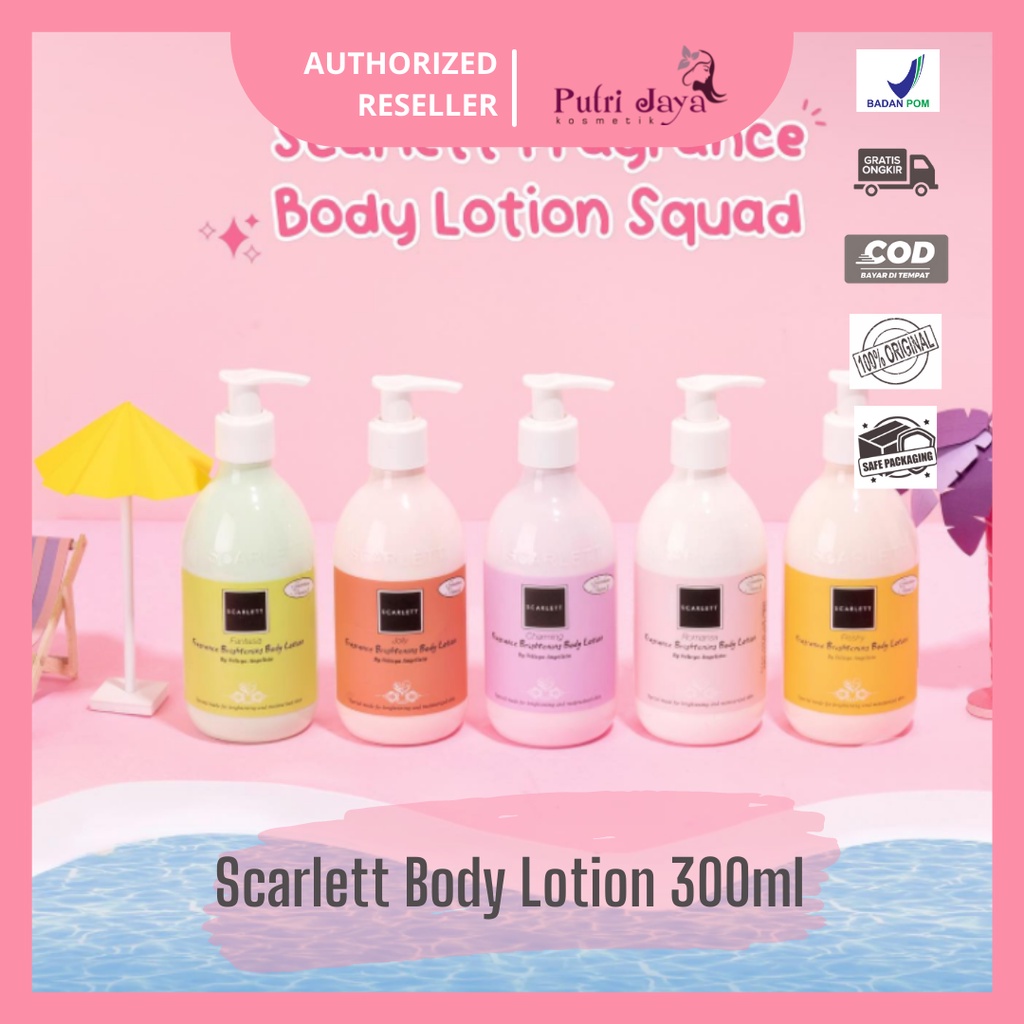 (300ml) Scarlett Fragrance Hand & Body Lotion