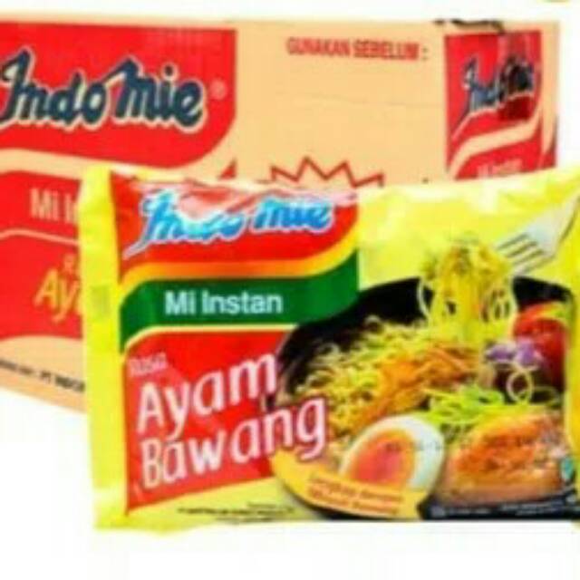 

Indomie Mie Instant Ayam Bawang 69gr Karton isi - 40 indomie